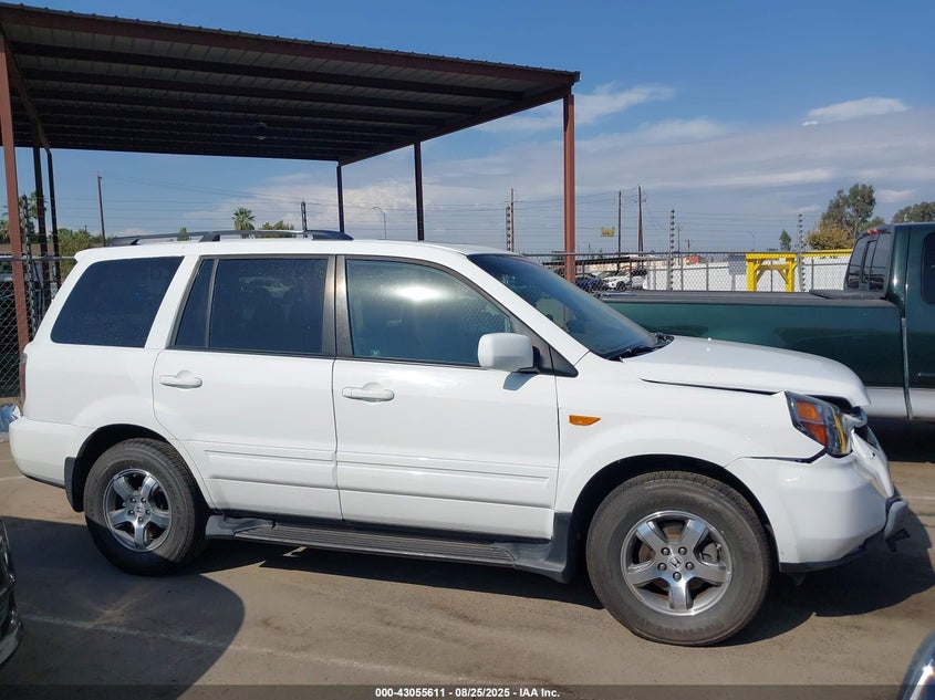 2008 Honda Pilot Ex-L VIN: 5FNYF18718B033384 Lot: 43055611