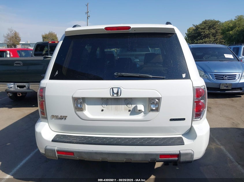 2008 Honda Pilot Ex-L VIN: 5FNYF18718B033384 Lot: 43055611
