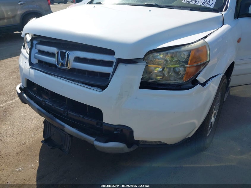 2008 Honda Pilot Ex-L VIN: 5FNYF18718B033384 Lot: 43055611