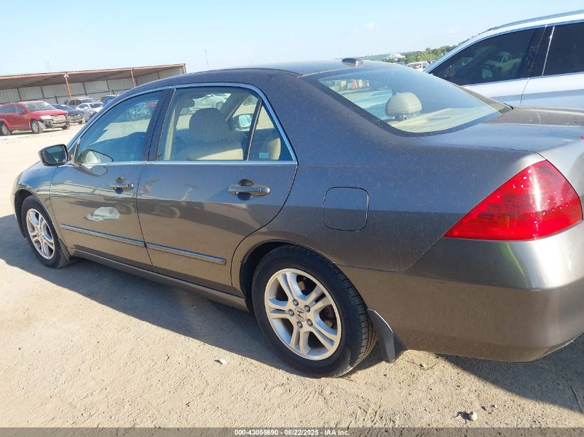 2006 Honda Accord 2.4 Ex VIN: JHMCM568X6C011394 Lot: 43055690