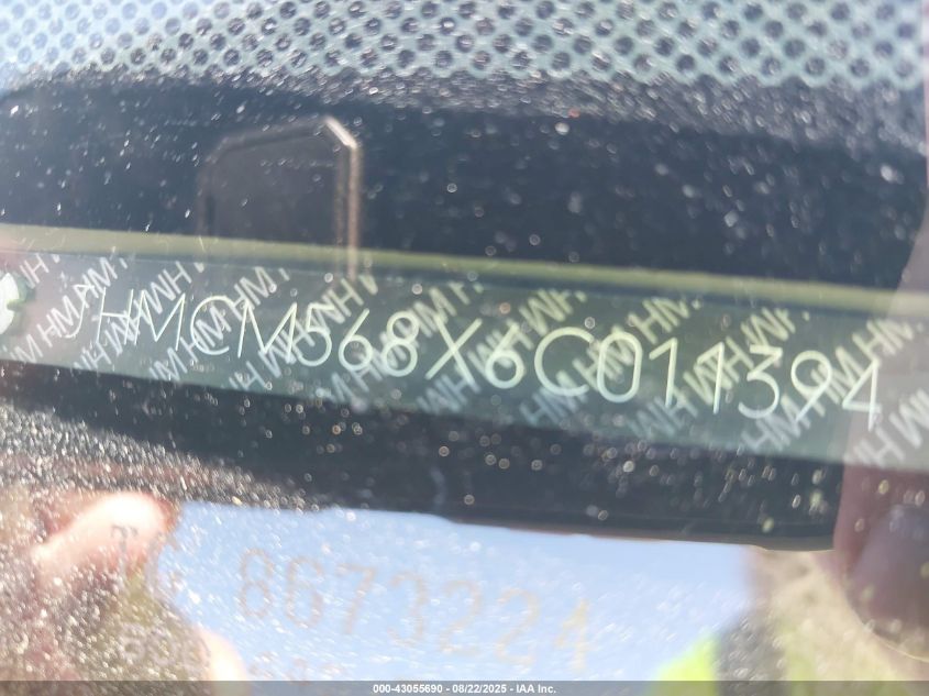 2006 Honda Accord 2.4 Ex VIN: JHMCM568X6C011394 Lot: 43055690