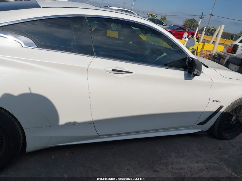 2018 Infiniti Q60 3.0T Red Sport 400 VIN: JN1FV7EK0JM530271 Lot: 43056401