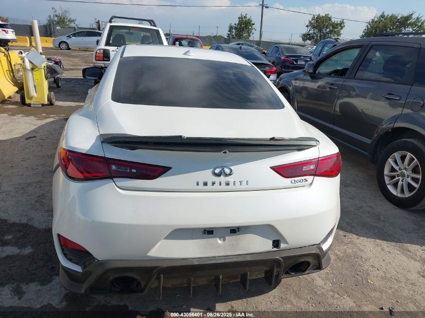 2018 Infiniti Q60 3.0T Red Sport 400 VIN: JN1FV7EK0JM530271 Lot: 43056401