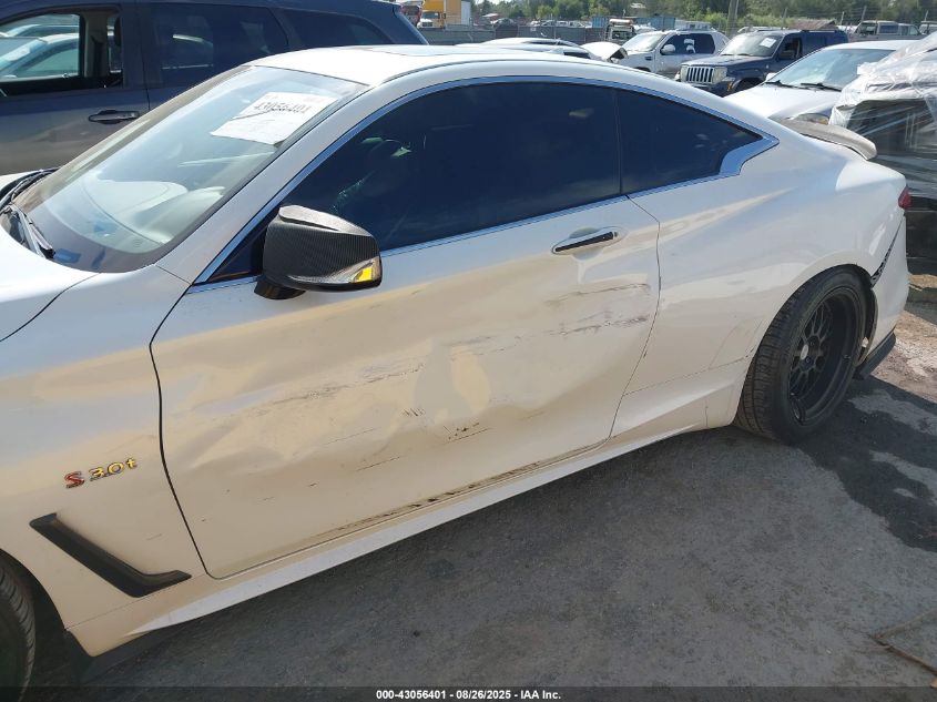 2018 Infiniti Q60 3.0T Red Sport 400 VIN: JN1FV7EK0JM530271 Lot: 43056401