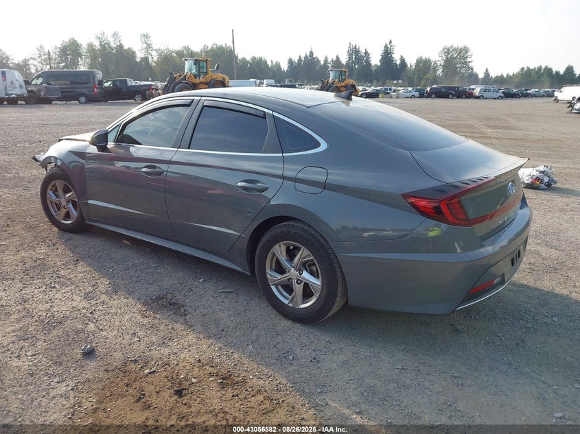 2021 Hyundai Sonata 2.5 Se Grey Lot 111043056582 Vin 5NPEG4JA2MH126899