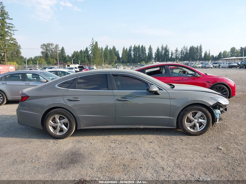 2021 Hyundai Sonata 2.5 Se Grey Lot 111043056582 Vin 5NPEG4JA2MH126899