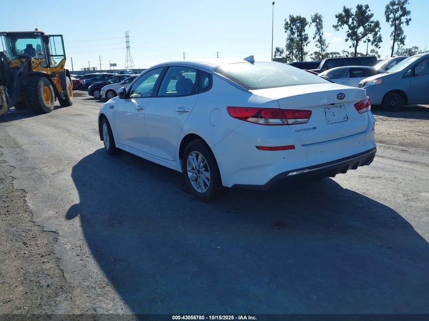 Vin: 5xxgt4l33kg283191, lot: 43550941, kia optima lx/s 20193