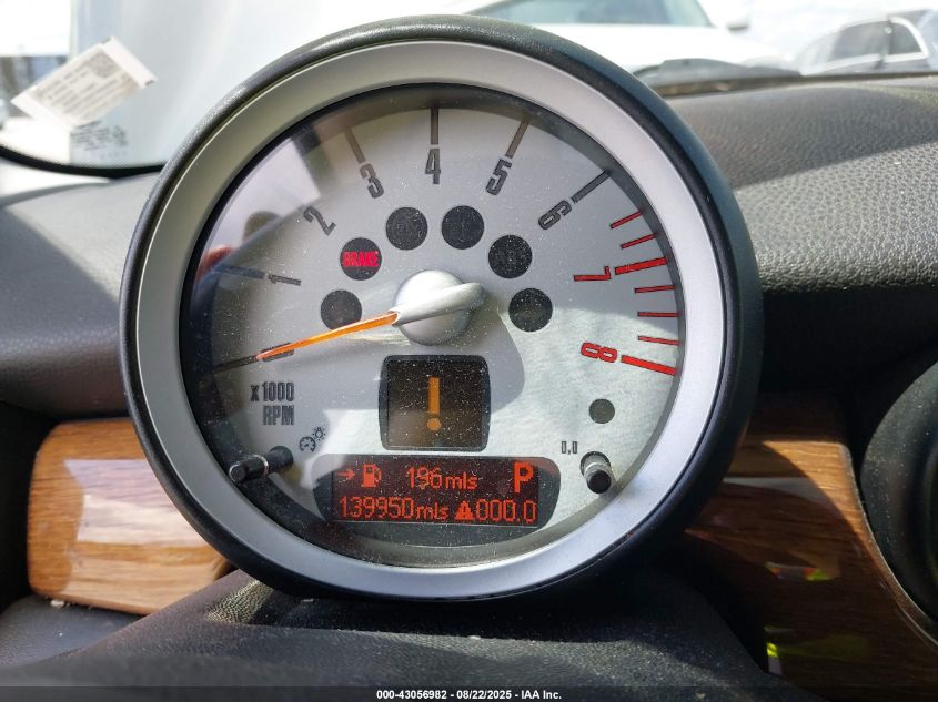 2009 Mini Cooper S VIN: WMWMF73569TW85338 Lot: 43056982