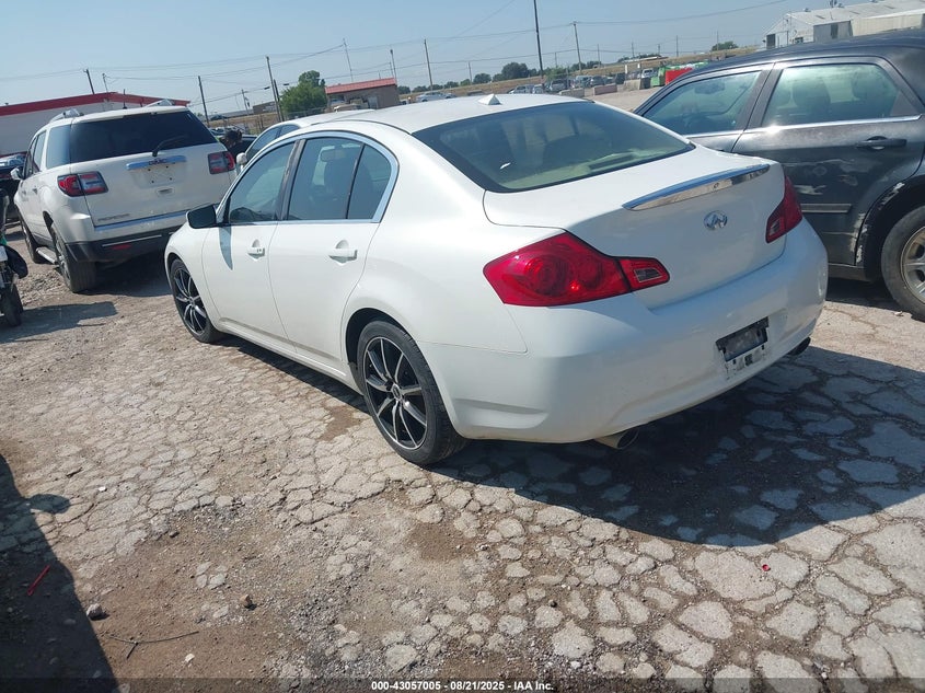 2009 Infiniti G37 Journey