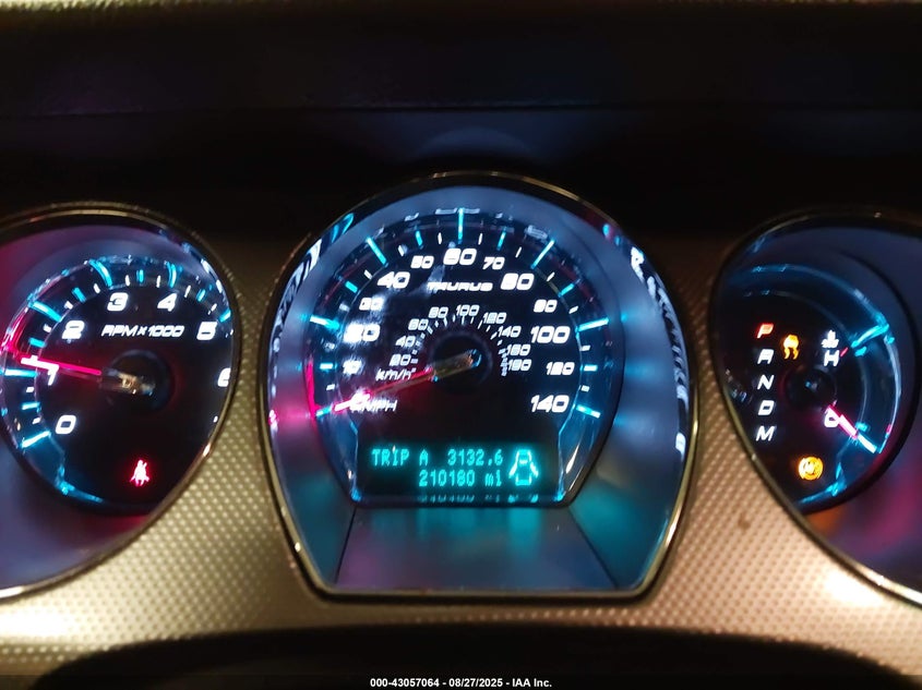 2011 Ford Taurus Sel VIN: 1FAHP2EW1BG117433 Lot: 43057064