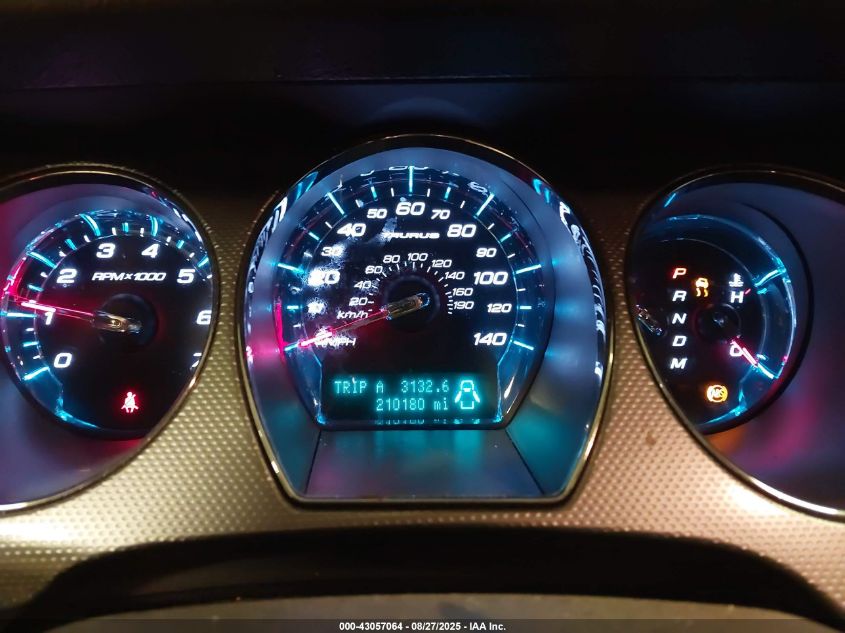 2011 Ford Taurus Sel VIN: 1FAHP2EW1BG117433 Lot: 43057064