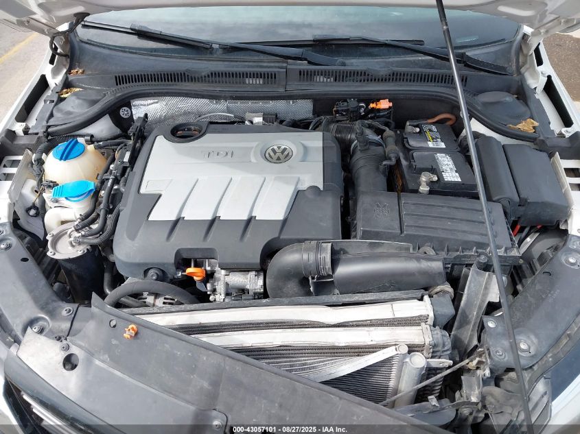 2013 Volkswagen Jetta 2.0L Tdi VIN: 3VWLL7AJ3DM376101 Lot: 43057101