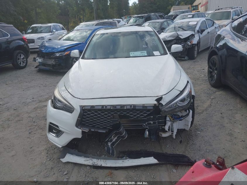 2019 Infiniti Q50 3.0T Luxe VIN: JN1EV7AP3KM511440 Lot: 43057104