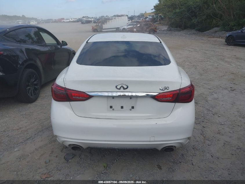 2019 Infiniti Q50 3.0T Luxe VIN: JN1EV7AP3KM511440 Lot: 43057104