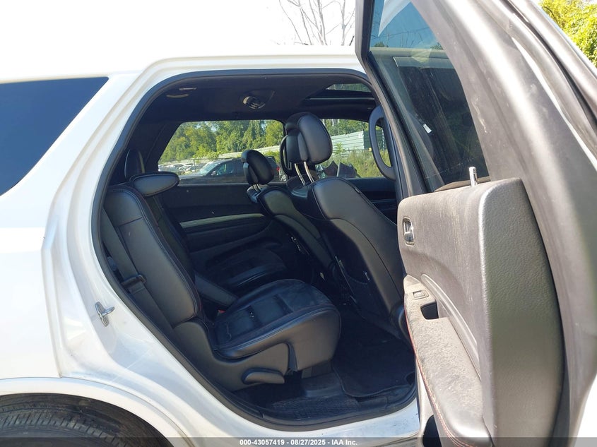 2018 Dodge Durango 5.7 R t White Lot 111043057419 Vin 1C4SDJCT5JC269734
