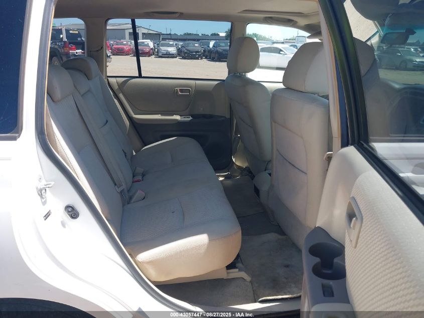 2007 Toyota Highlander V6 VIN: JTEGP21A370142460 Lot: 43057447