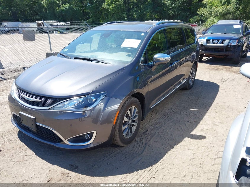 2020 Chrysler Pacifica 3.6 Hybrid Limited Grey Lot 111043057681 Vin 2C4RC1N71LR233891