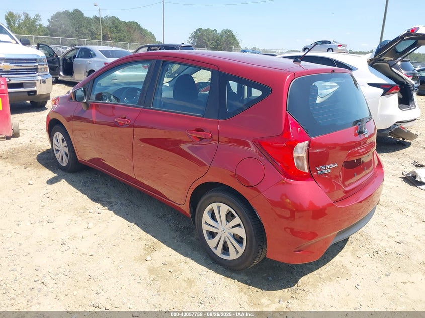 2018 Nissan Versa note 1.6 S Red Lot 111043057758 Vin 3N1CE2CP3JL370031