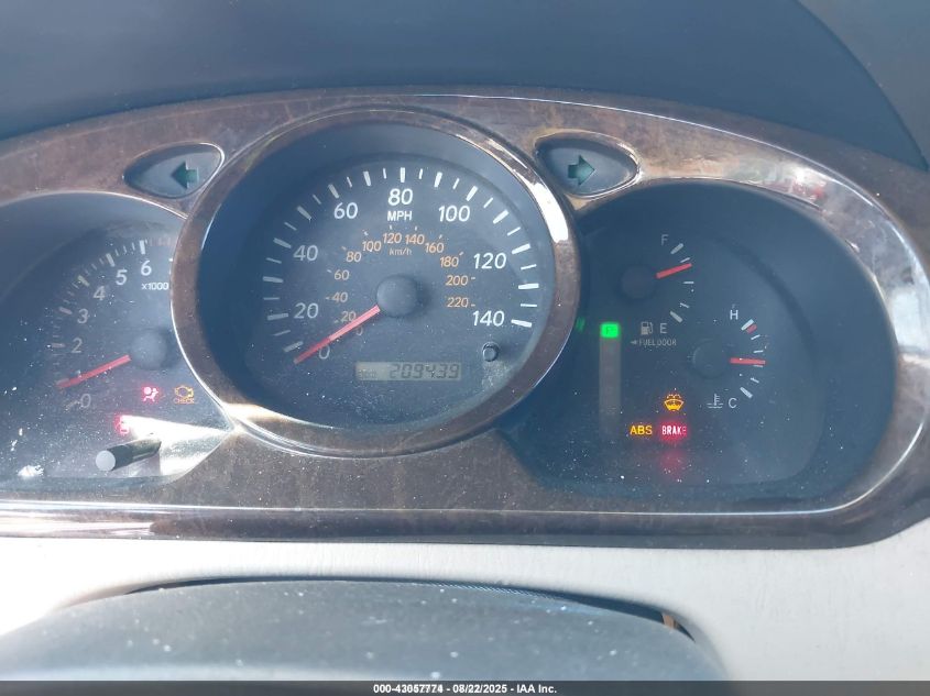 2002 Toyota Highlander Limited V6 VIN: JTEHF21A020051050 Lot: 43057774