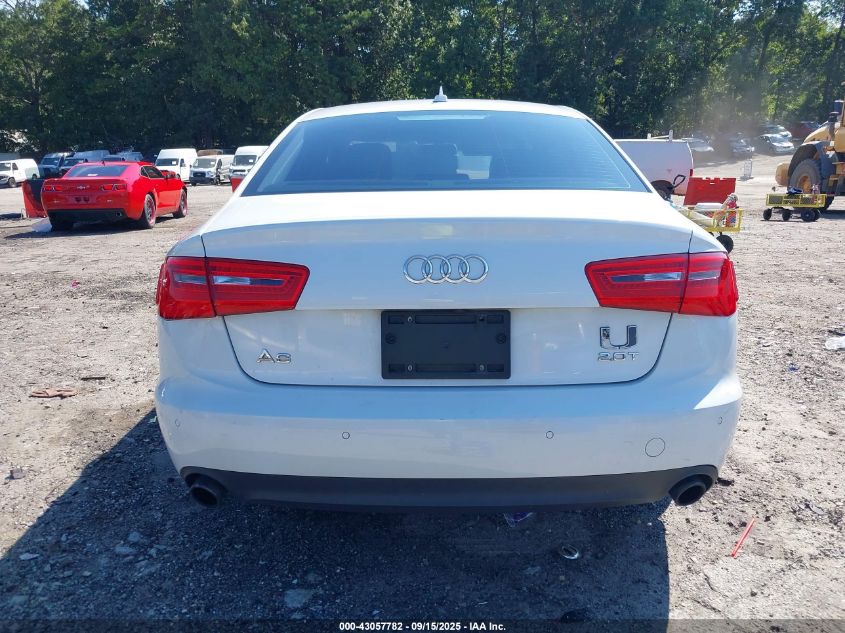2012 Audi A6 2.0T Premium VIN: WAUDFAFC1CN138318 Lot: 43057782