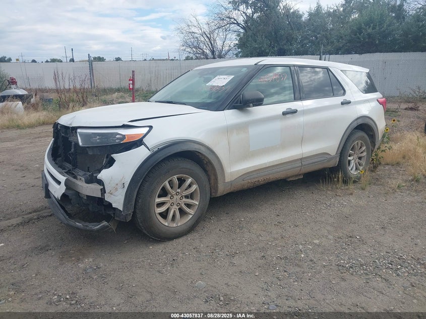 2021 Ford Explorer white other gasoline 1FMSK8BB1MGB21306 photo #3