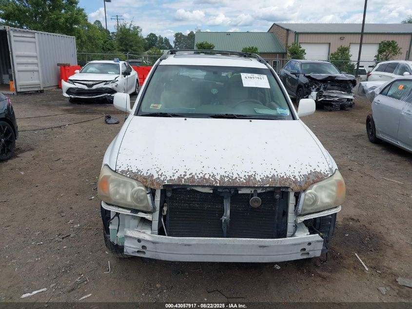 2007 Toyota Highlander V6 VIN: JTEHP21A170229228 Lot: 43057917
