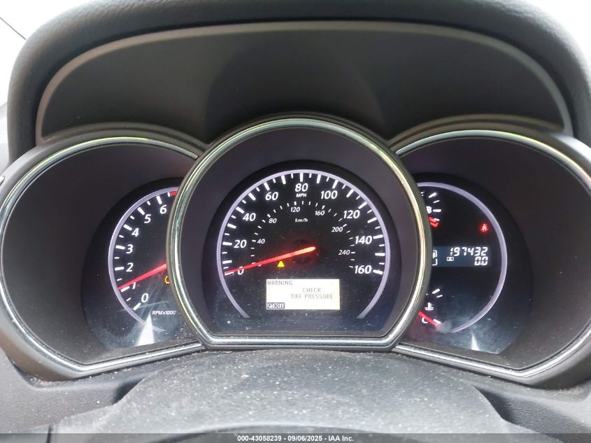 2012 Nissan Murano Sv VIN: JN8AZ1MW9CW240586 Lot: 43058239