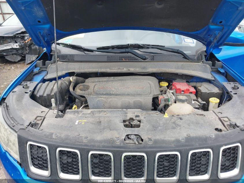 2021 Jeep Compass Altitude 4X4 VIN: 3C4NJDBB2MT595256 Lot: 43058271