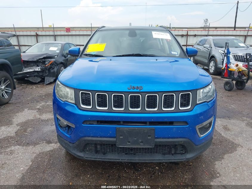 2021 Jeep Compass Altitude 4X4 VIN: 3C4NJDBB2MT595256 Lot: 43058271