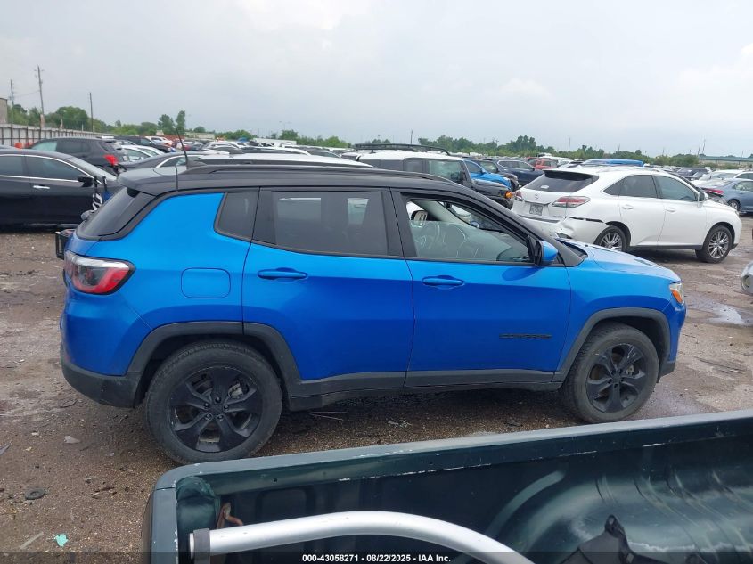 2021 Jeep Compass Altitude 4X4 VIN: 3C4NJDBB2MT595256 Lot: 43058271