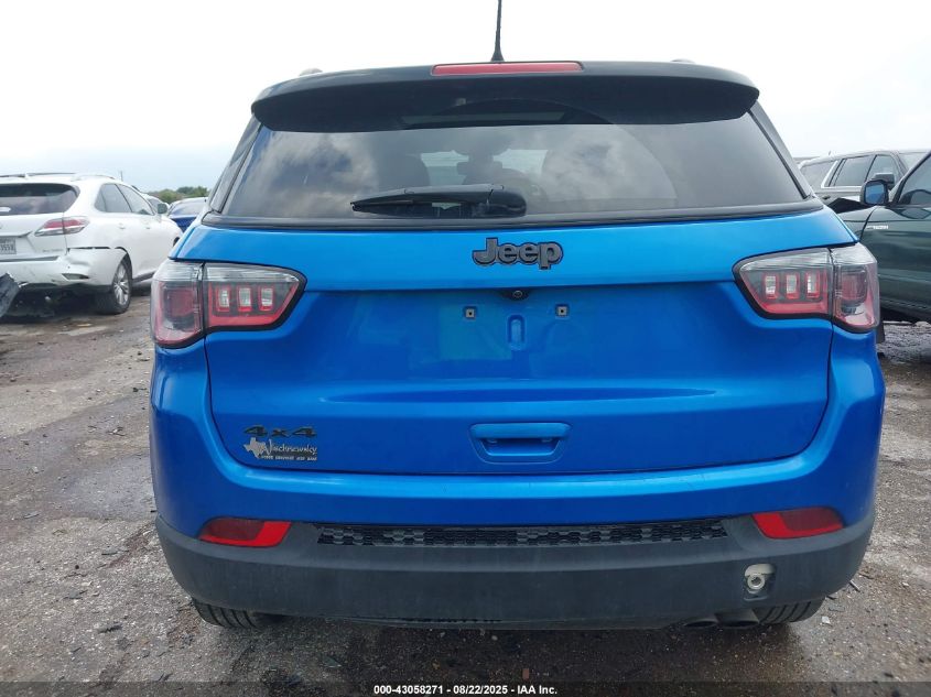 2021 Jeep Compass Altitude 4X4 VIN: 3C4NJDBB2MT595256 Lot: 43058271