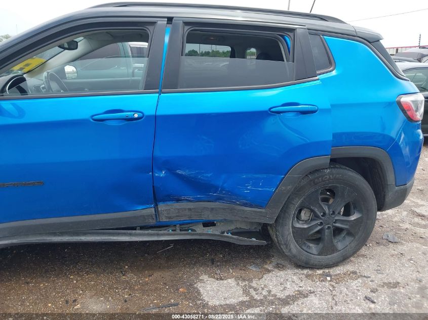 2021 Jeep Compass Altitude 4X4 VIN: 3C4NJDBB2MT595256 Lot: 43058271