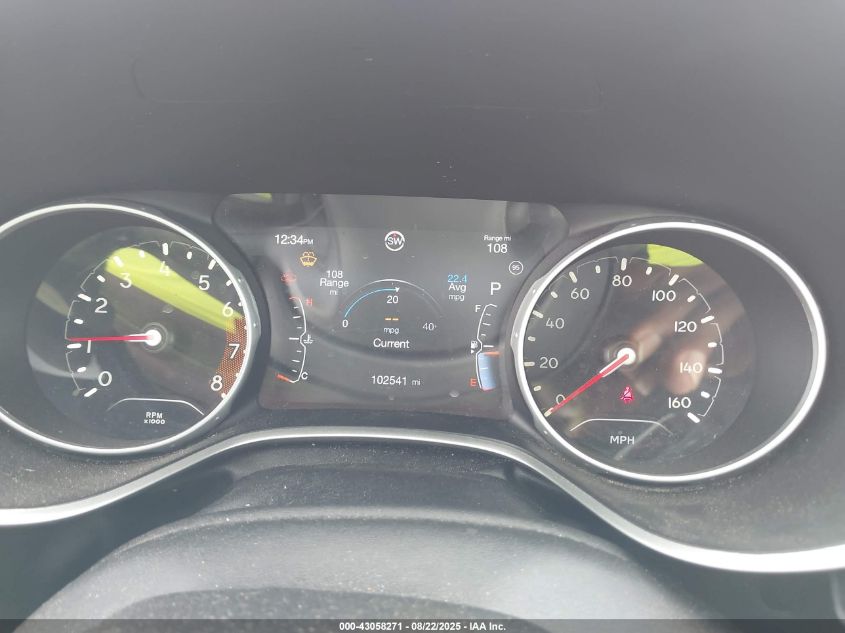 2021 Jeep Compass Altitude 4X4 VIN: 3C4NJDBB2MT595256 Lot: 43058271