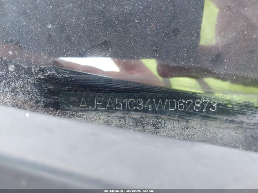 2004 Jaguar X-Type 3.0 VIN: SAJEA51C34WD62873 Lot: 43058350