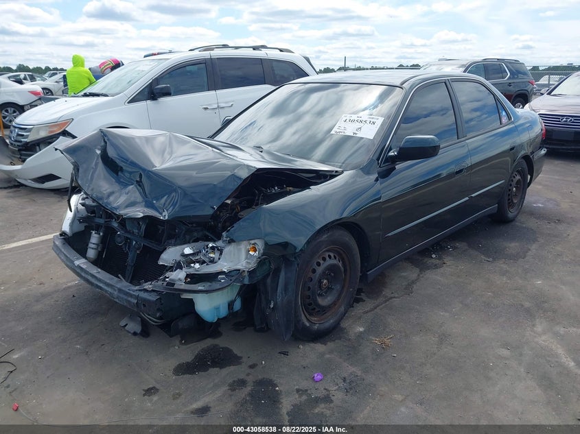 2000 Honda Accord 2.3 Lx green sedan gasoline 1HGCG5645YA124532 photo #3