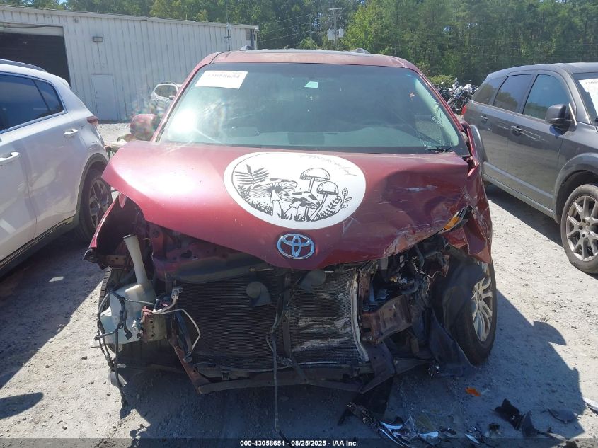 2011 Toyota Sienna Xle V6 VIN: 5TDYK3DCXBS043747 Lot: 43058654