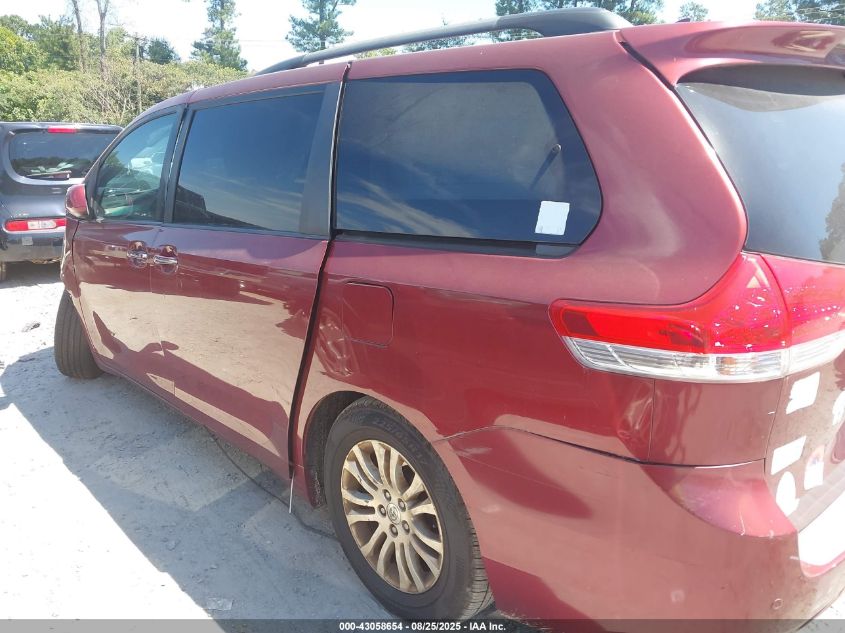 2011 Toyota Sienna Xle V6 VIN: 5TDYK3DCXBS043747 Lot: 43058654