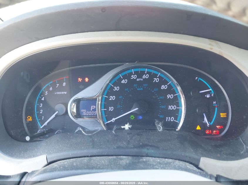 2011 Toyota Sienna Xle V6 VIN: 5TDYK3DCXBS043747 Lot: 43058654