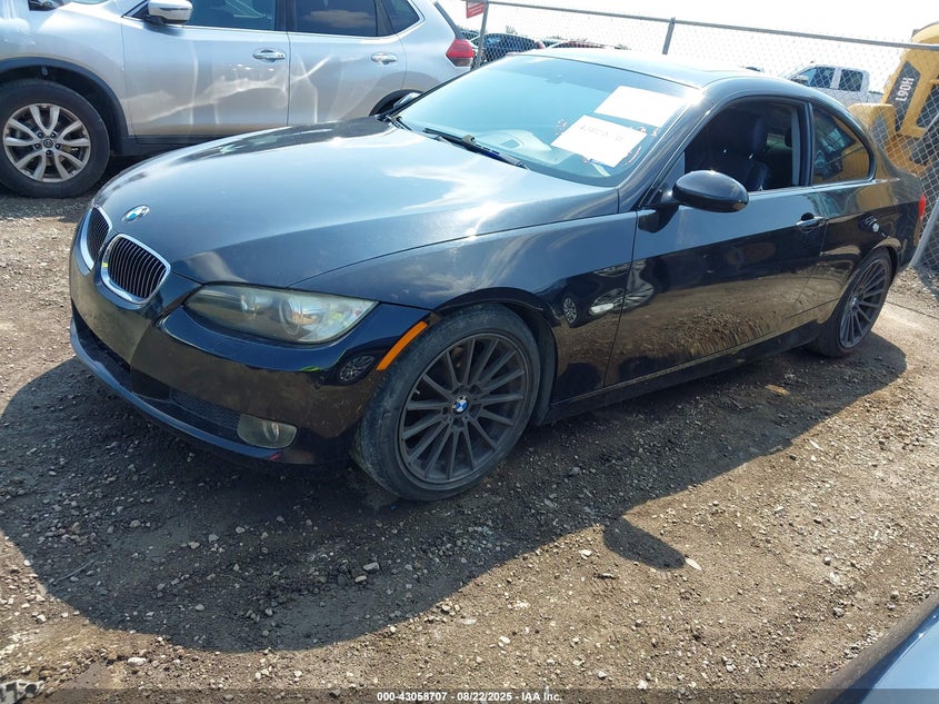 2009 BMW 328I black coupe gasoline WBAWB33579P138231 photo #3
