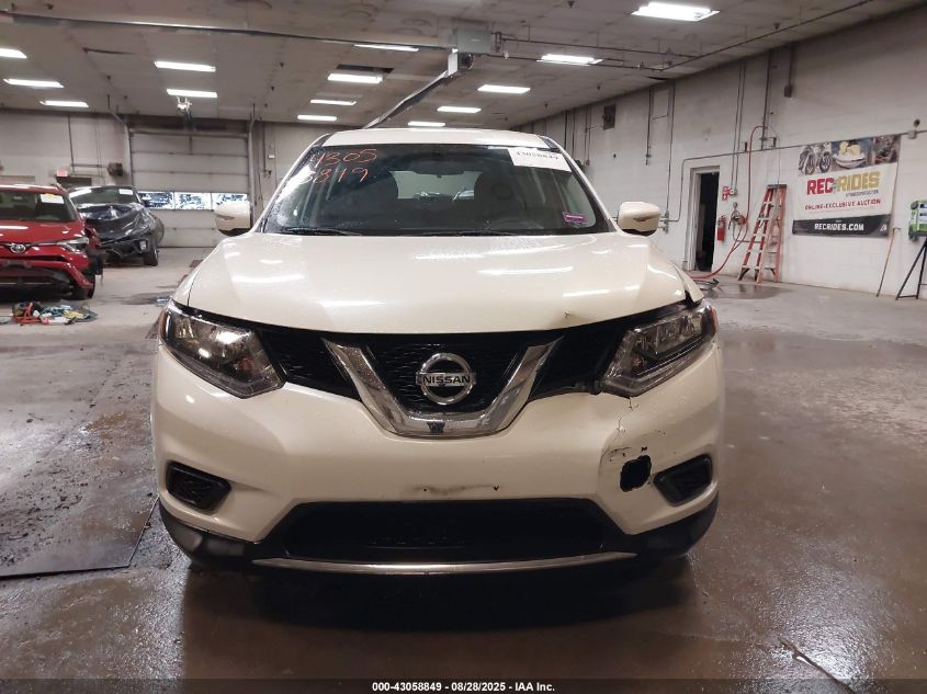 2015 Nissan Rogue S VIN: 5N1AT2MV0FC766004 Lot: 43058849