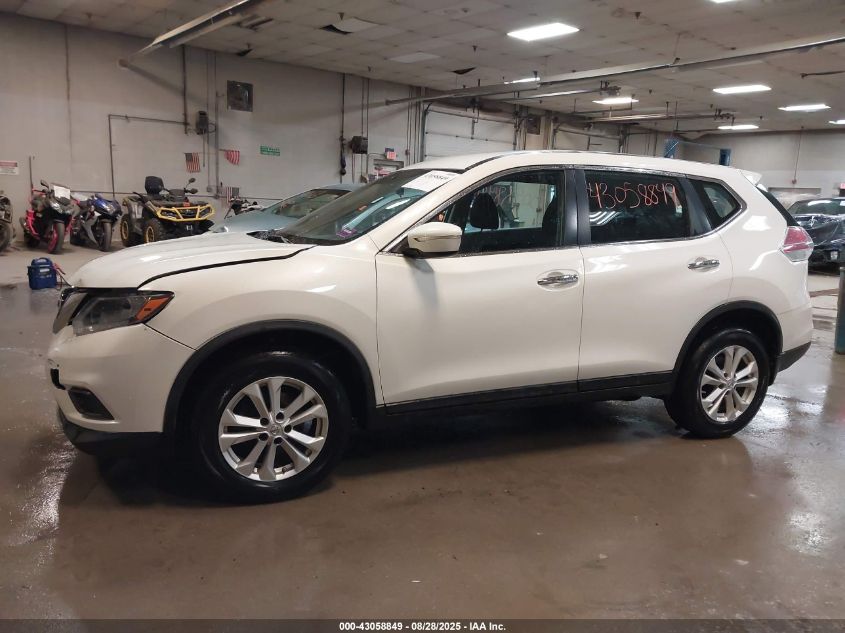 2015 Nissan Rogue S VIN: 5N1AT2MV0FC766004 Lot: 43058849