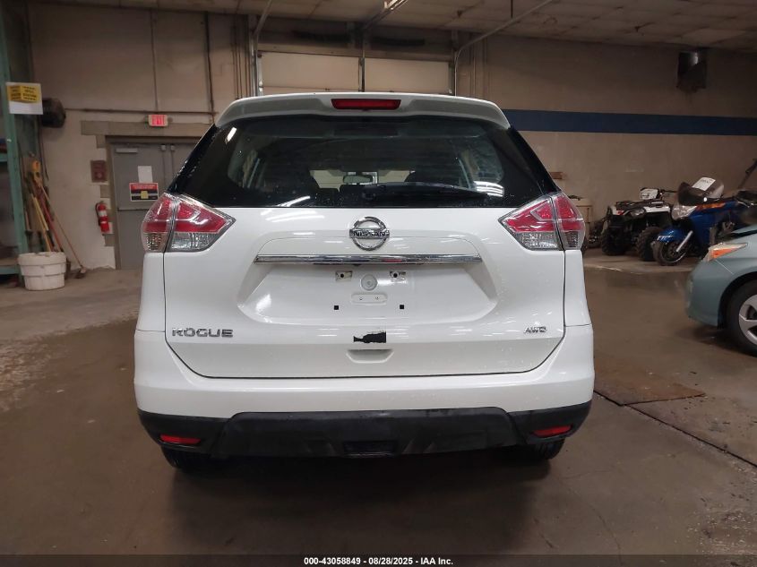 2015 Nissan Rogue S VIN: 5N1AT2MV0FC766004 Lot: 43058849