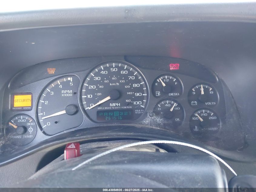 2002 Chevrolet Silverado 2500Hd Lt VIN: 1GCHK231X2F195974 Lot: 43058935