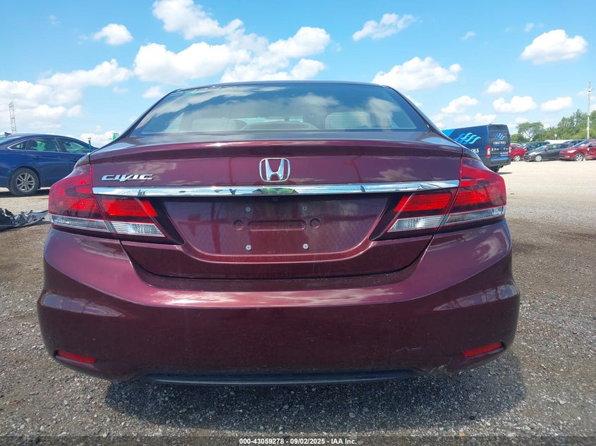 2014 Honda Civic Lx VIN: 19XFB2F56EE003597 Lot: 43059278