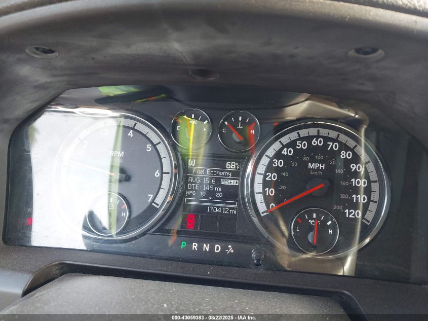 2012 Ram 1500 Slt VIN: 1C6RD7LT5CS176259 Lot: 43059383