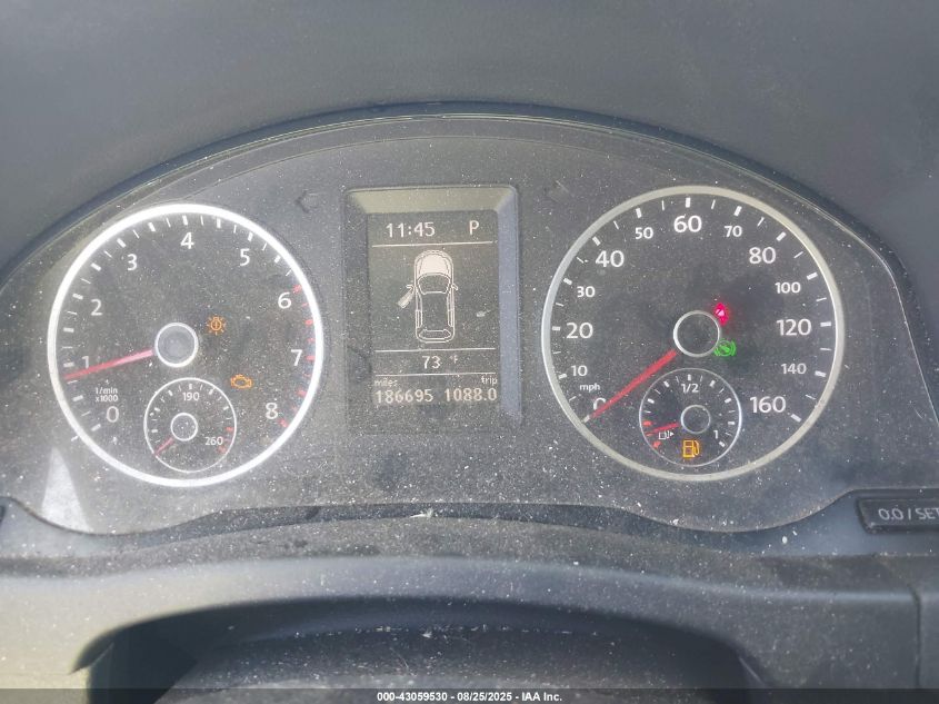 2012 Volkswagen Tiguan Le VIN: WVGAV7AX0CW560866 Lot: 43059530