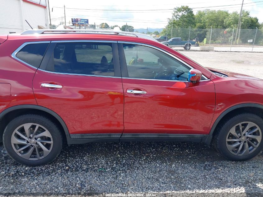 2016 Nissan Rogue Sl VIN: 5N1AT2MTXGC867762 Lot: 43059664
