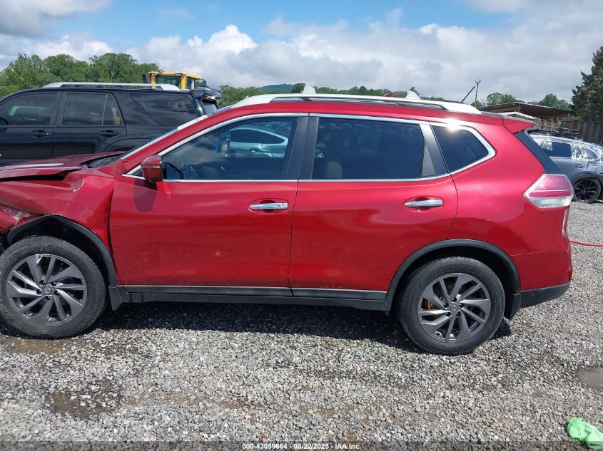 2016 Nissan Rogue Sl VIN: 5N1AT2MTXGC867762 Lot: 43059664