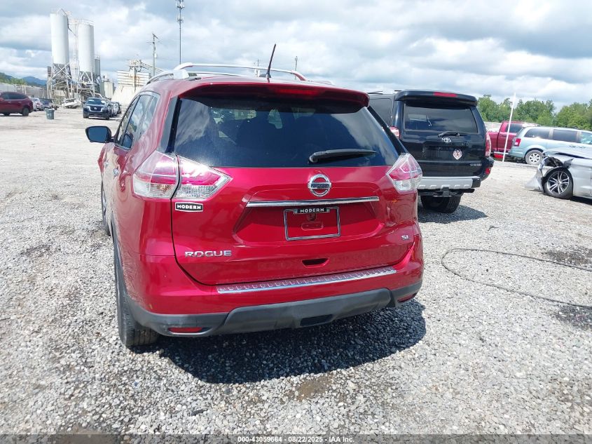 2016 Nissan Rogue Sl VIN: 5N1AT2MTXGC867762 Lot: 43059664