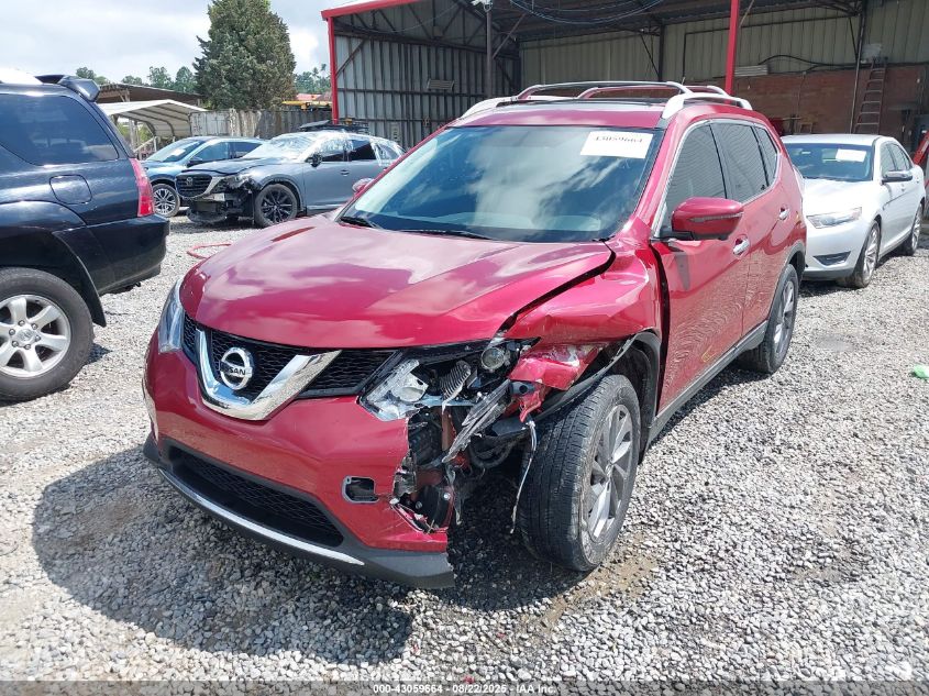 2016 Nissan Rogue Sl VIN: 5N1AT2MTXGC867762 Lot: 43059664